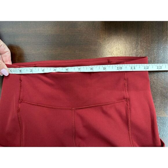 Lululemon Women’s Speed Up Crop *21" Dark Sport Red - Picture 15 of 16